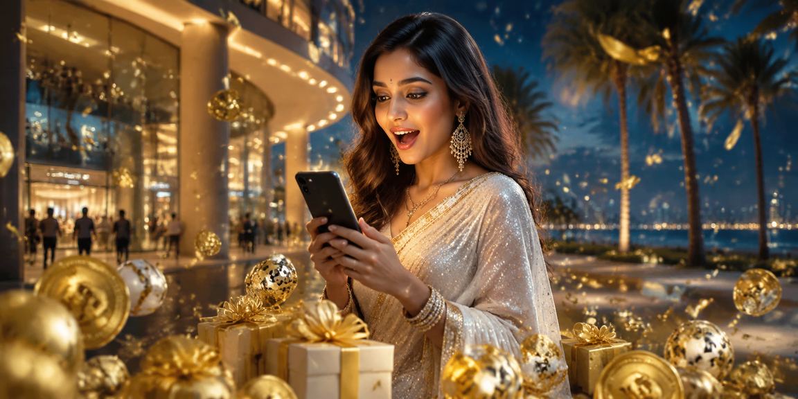 Indian player enjoying online casino and lottery
